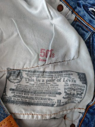 Levi’s 501 S Selvedge - White Oak Cone Denim