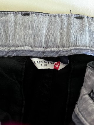 Pantalón chino negro Talla 40