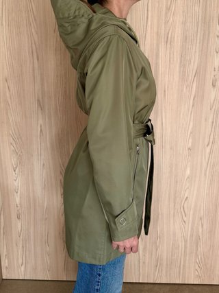 Gabardina impermeable Burberry verde