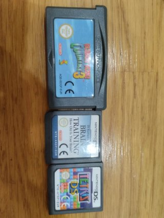 Nintendo DS Original GRIS + 3 Juegos
