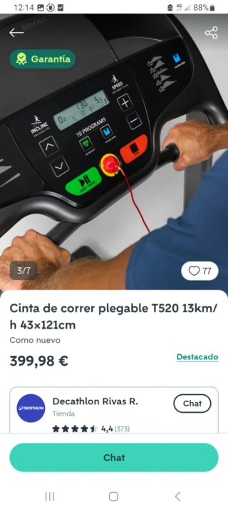 Cinta de correr MAXI 130Kg DOMYOS T520B