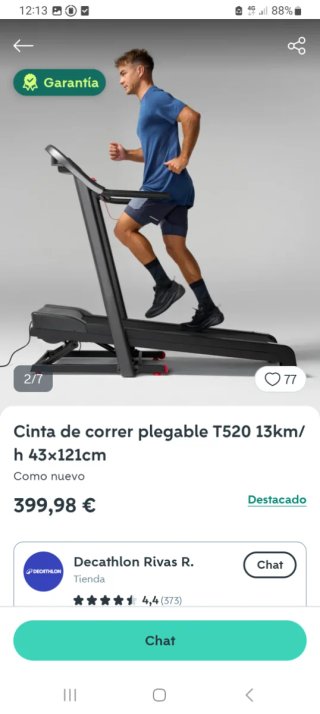 Cinta de correr MAXI 130Kg DOMYOS T520B