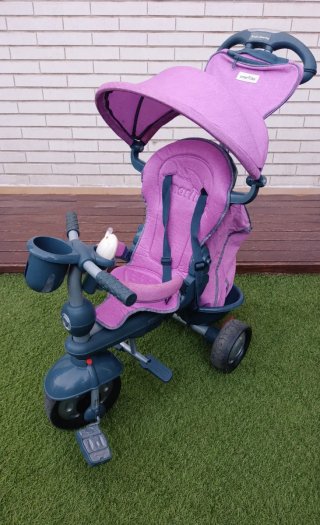 Carrito triciclo smarTrike Explorer 5 en 1 rosa