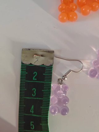 Lote Pendientes Gummy Bear y Corazón