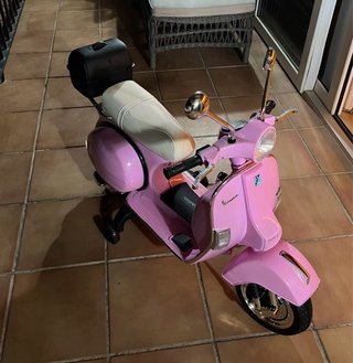 Vespa Niña 6-7 Años Rosa