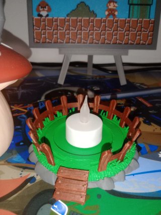 Casa Hongo Porta Velas Impresa en 3D