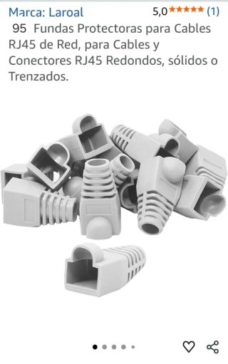 Conectores RJ45 Cat5e (10uds)