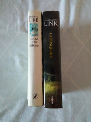 LOTE DE 2 VOLÚMENES DE CHARLOTTE LINK.