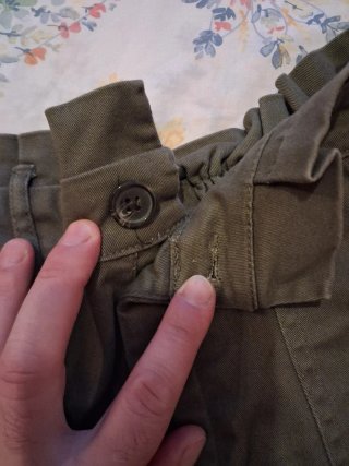 Shorts donna verde militare