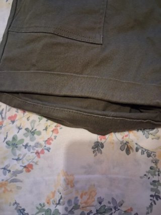 Shorts donna verde militare