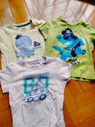 Pack 4 camisetas bebé niño