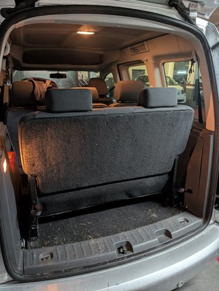 Tercera fila de asientos para Volkswagen Caddy 2k
