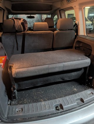 Tercera fila de asientos para Volkswagen Caddy 2k