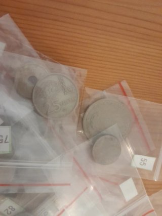 Lote 158 monedas pesetas – Franco y Juan Carlos I
