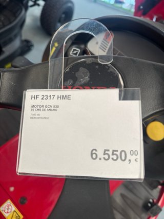 Tractor cortacésped Honda HF 2317 HME