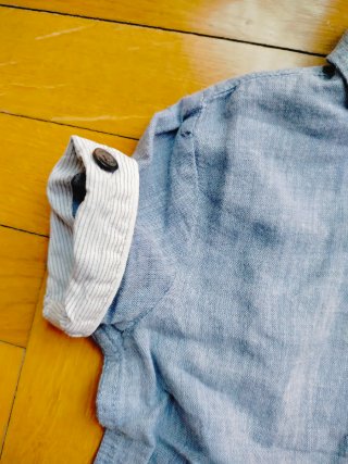 Camisa niño azul