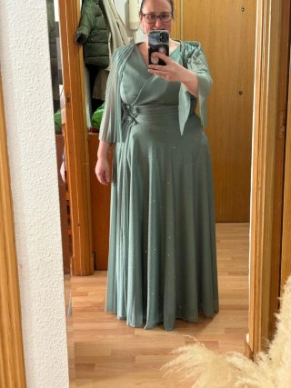 Vestido verde de ocasión