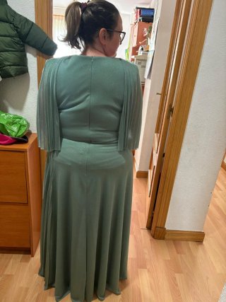 Vestido verde de ocasión