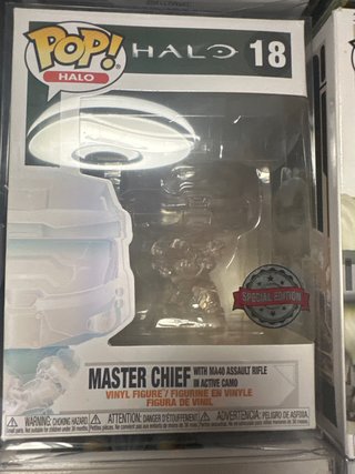 Funko Pop Master Chief Halo 18 Edición Especial