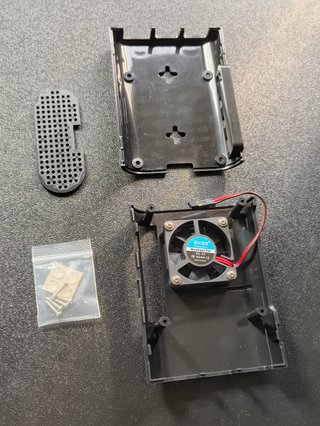 Carcasa Raspberry Pi 4 Negra