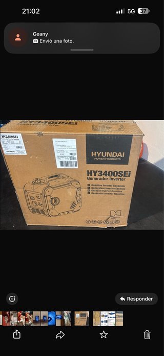 Generador Hyundai HY3400SEI Inverter