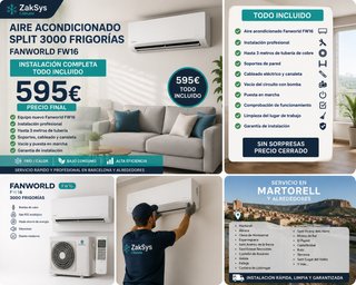 Aire Acondicionado+Instalación Completa desde 595€