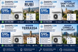 Aire Acondicionado+Instalación Completa desde 595€