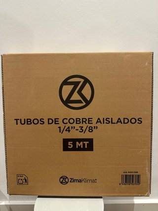 Tubos Cobre Aislados Zima Klima 5 MT