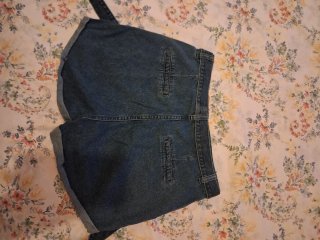Shorts di jeans con cintura