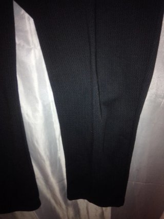 Pantalón elástico mujer negro