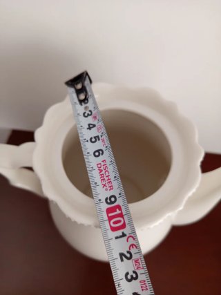 Tetera y Tazas Zara Home Porcelana Blanca