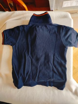 Pack 2 polos niño azul