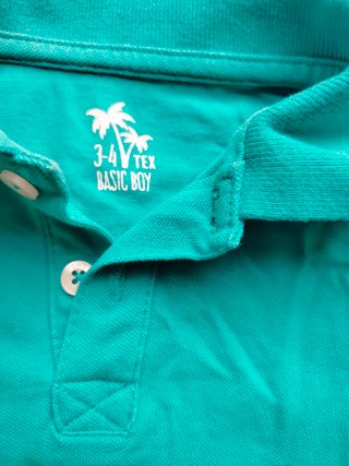 Pack 2 polos niño azul