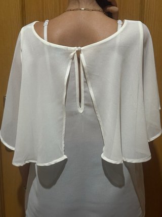Blusa H&M blanca talla 42