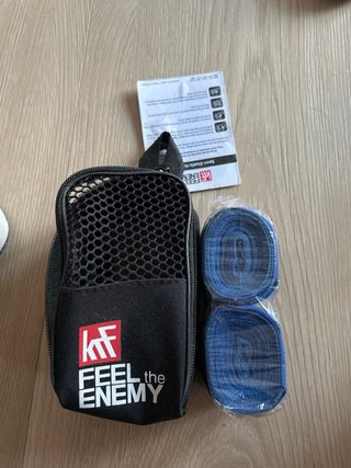 Vendas Boxeo azul Semi-Elásticas Feel The Enemy 4m