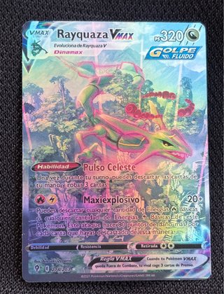 Carta Pokémon Rayquaza VMAX 218/203