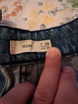 Shorts jeans vita alta