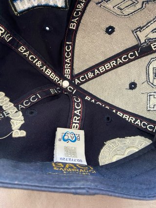 Gorra Azul Baci con Bandera Italia