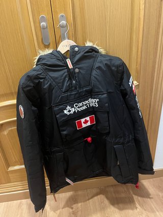 Parka Canadian Peak Negra Hombre
