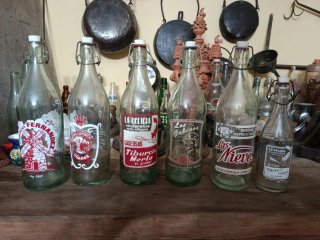 5 Cantimploras Antiguas diferentes tamaños