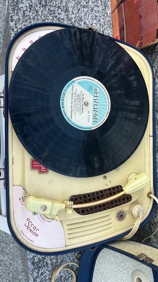 Tocadiscos francés Vintage Años 50.