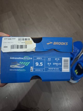 Zapatillas Brooks Adrenaline GTS 22 Azul/Amarillo