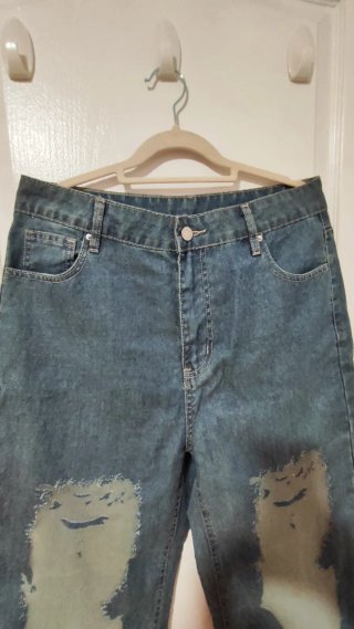 Jeans anchos ligeros L