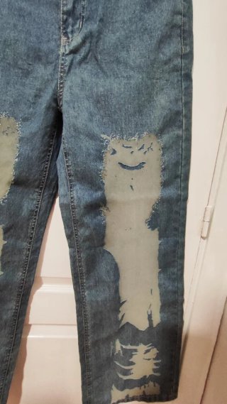 Jeans anchos ligeros L