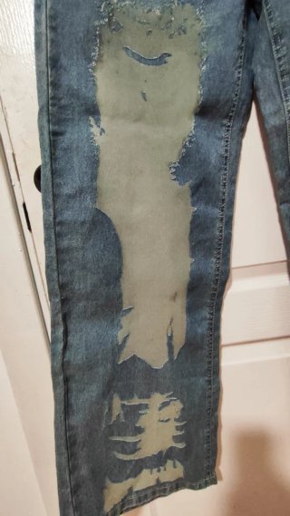 Jeans anchos ligeros L