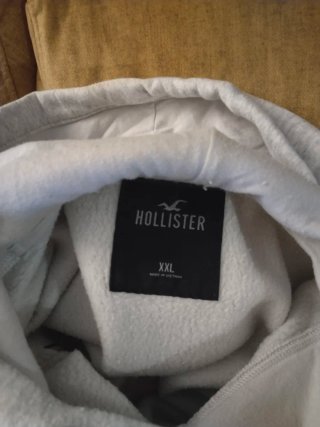 Sudadera Hollister California Gris Hombre