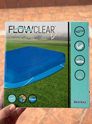 Piscina Hinchable Familiar Azul y Blanca