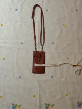 Bolso monedero marrón