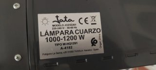 Calefactores eléctricos y anafe a gas
