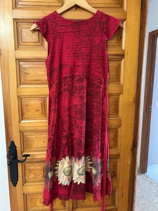 Vestido Desigual Talla M Verano Flores